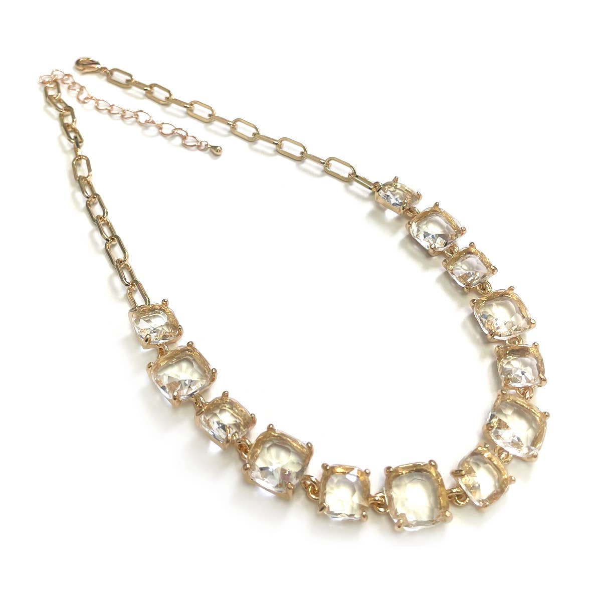 Shining All The Time Cream Necklace