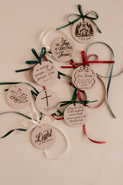 Peace On Earth Ornament I Christian Faith