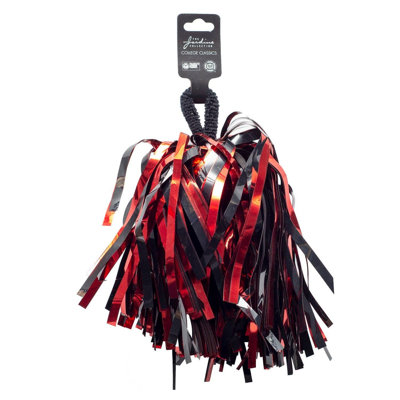 Show Your Spirit Hair/Wrist Pom Poms - Red