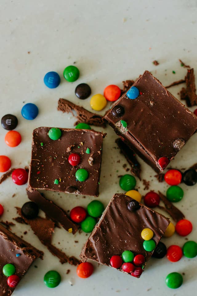 Fudge: Chocolate M&M