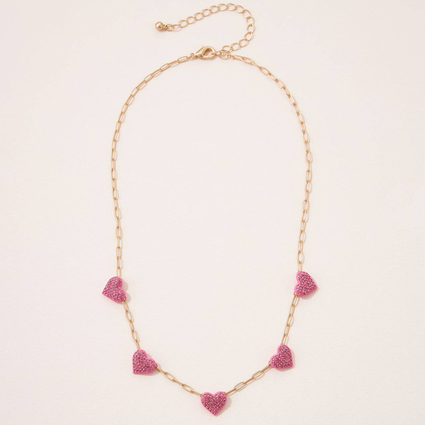 All My Heart Pink Necklace