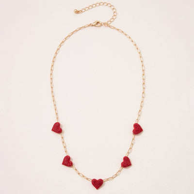 All My Heart Pink Necklace