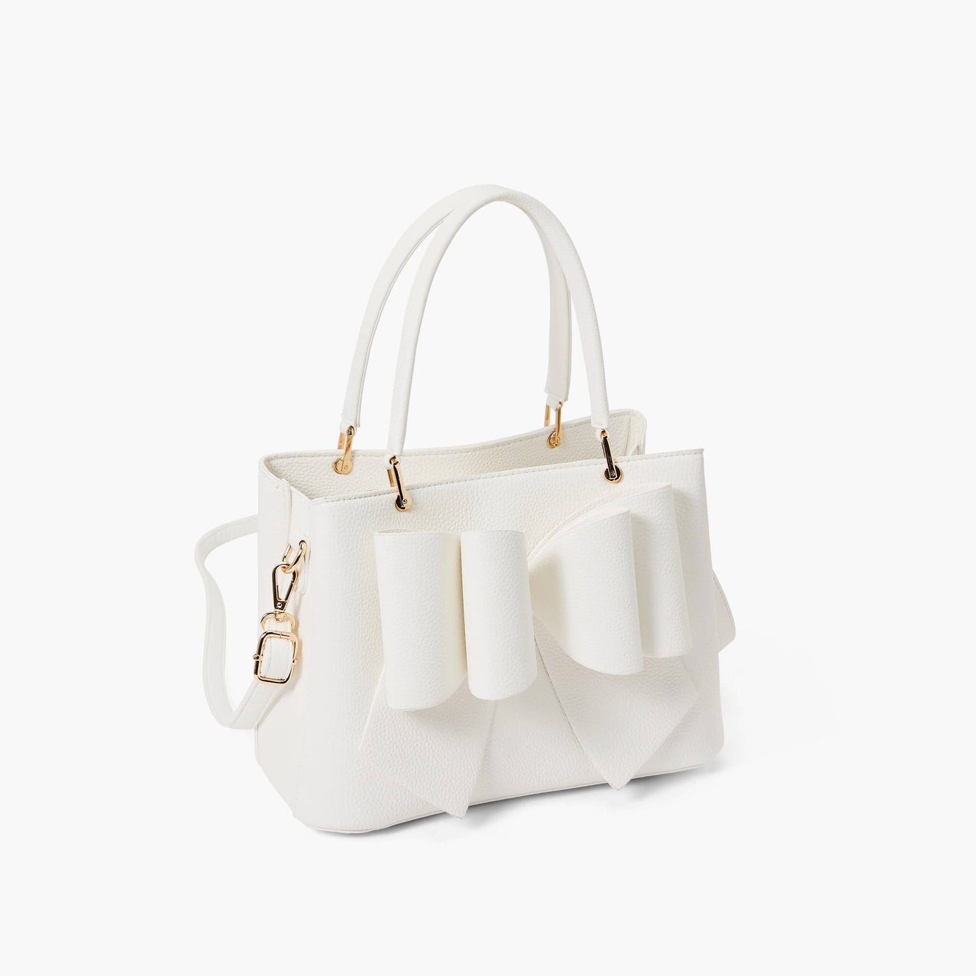 Jenna Bow Fall Satchel Purse: Blush