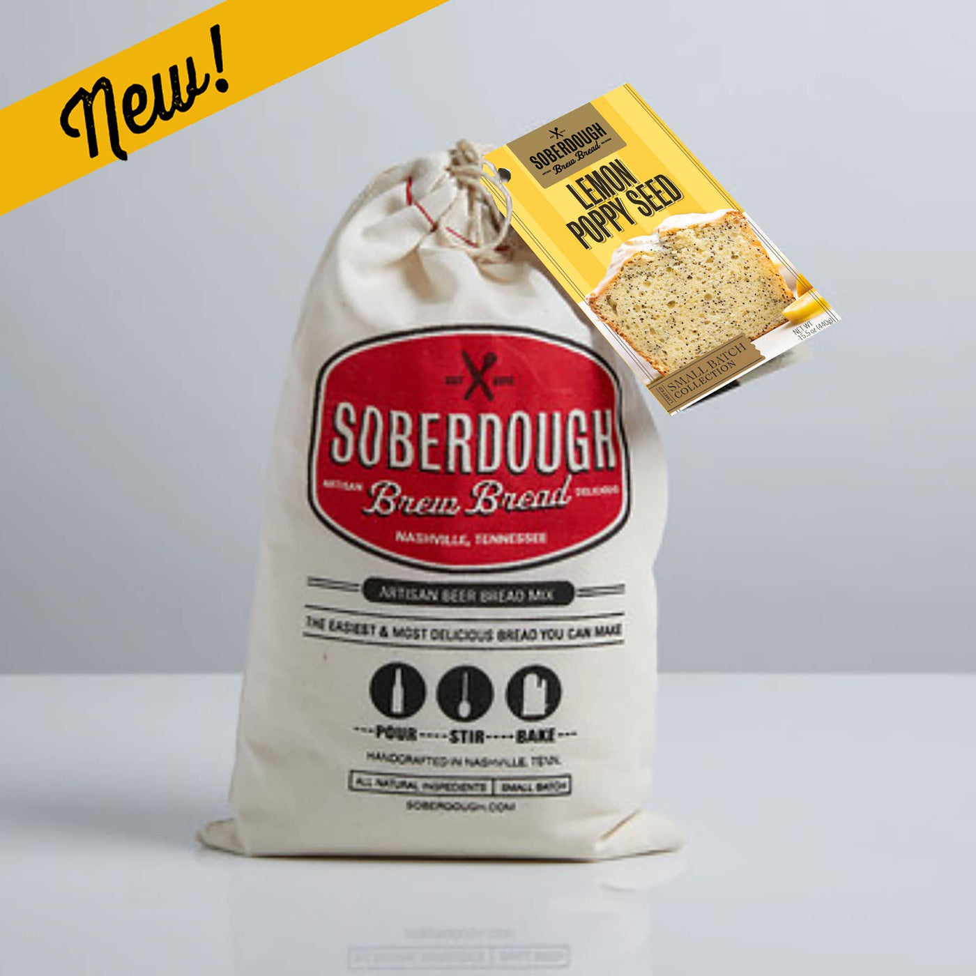 Soberdough Bread Kit: Lemon Poppy Seed