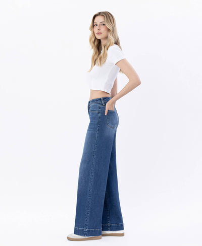 Time to Trend High Rise Wide Leg Jeans