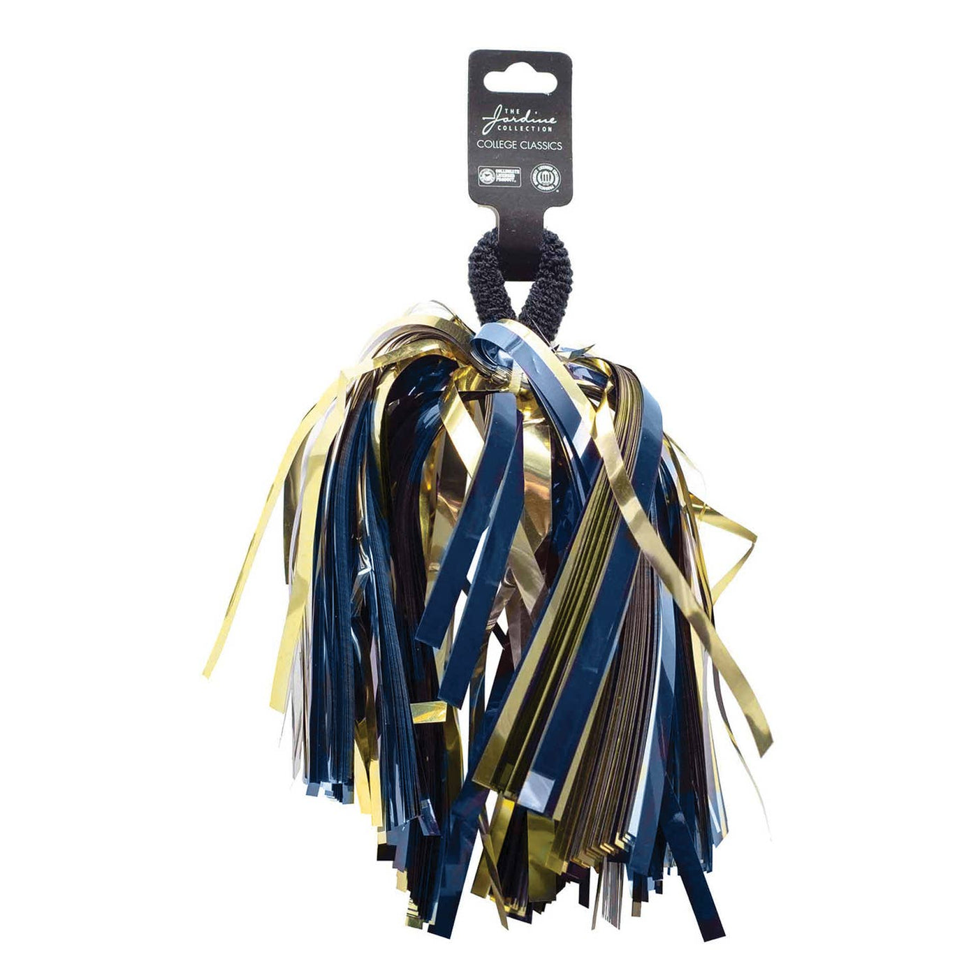Show Your Spirit Hair/Wrist Pom Poms - Navy