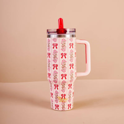 40 oz Lifestyle Flip Straw Tumbler-Oh So Merry