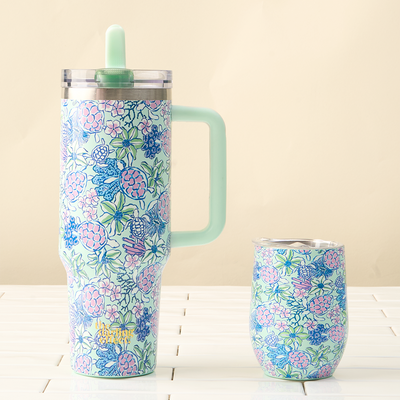 40 oz Lifestyle Flip Straw Tumbler-Coastal Cove