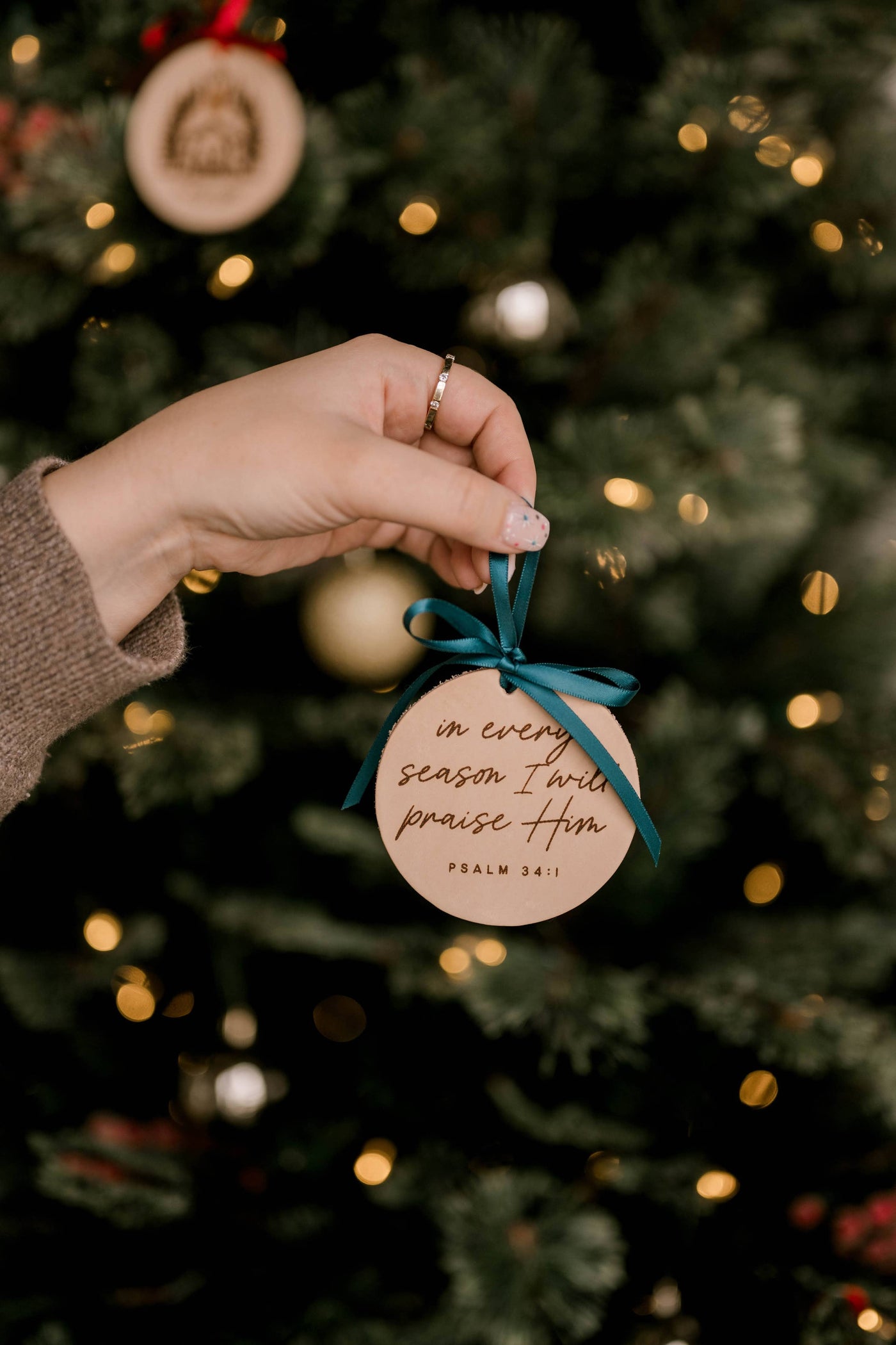 In Every Season Ornament I Christian Faith