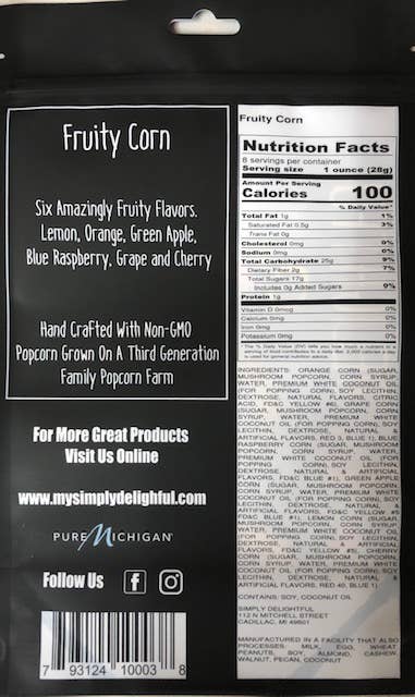 Simply Delightful Popcorn: Fruity