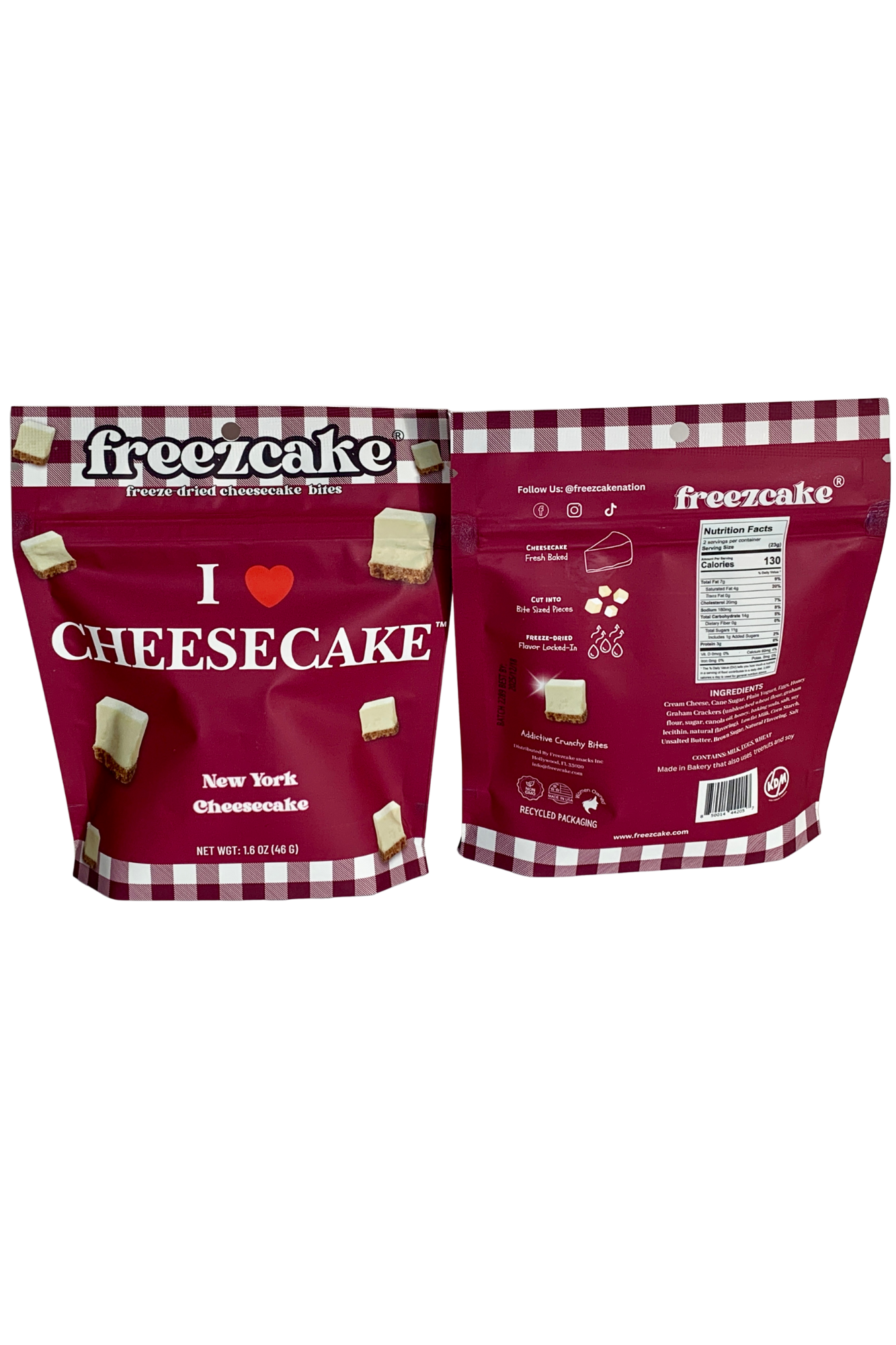 Freezcake Bites: New York Cheesecake