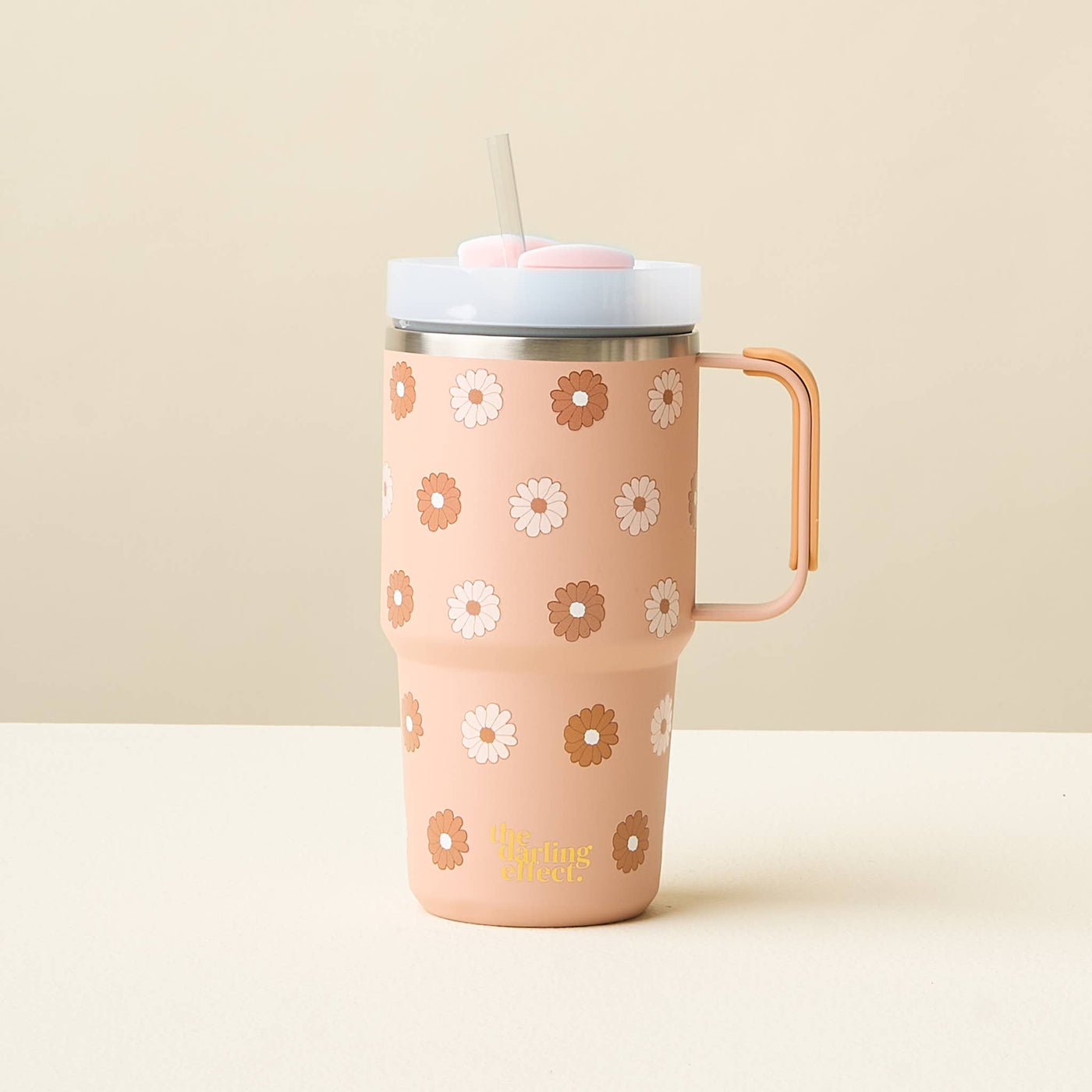 20 oz Mini On-The-Go-Darling Daisy Tan