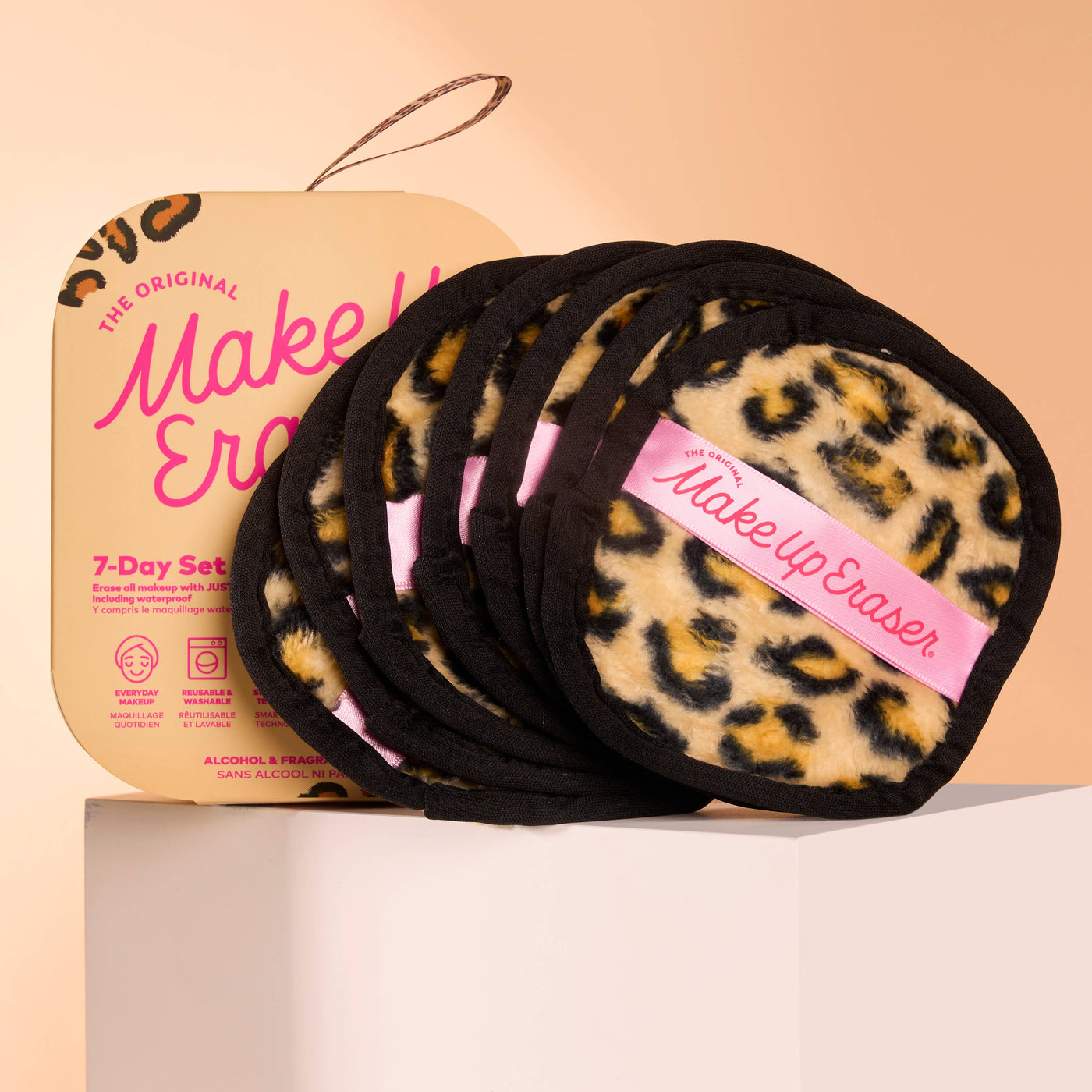 7-Day MakeUp Eraser Set - Leopard
