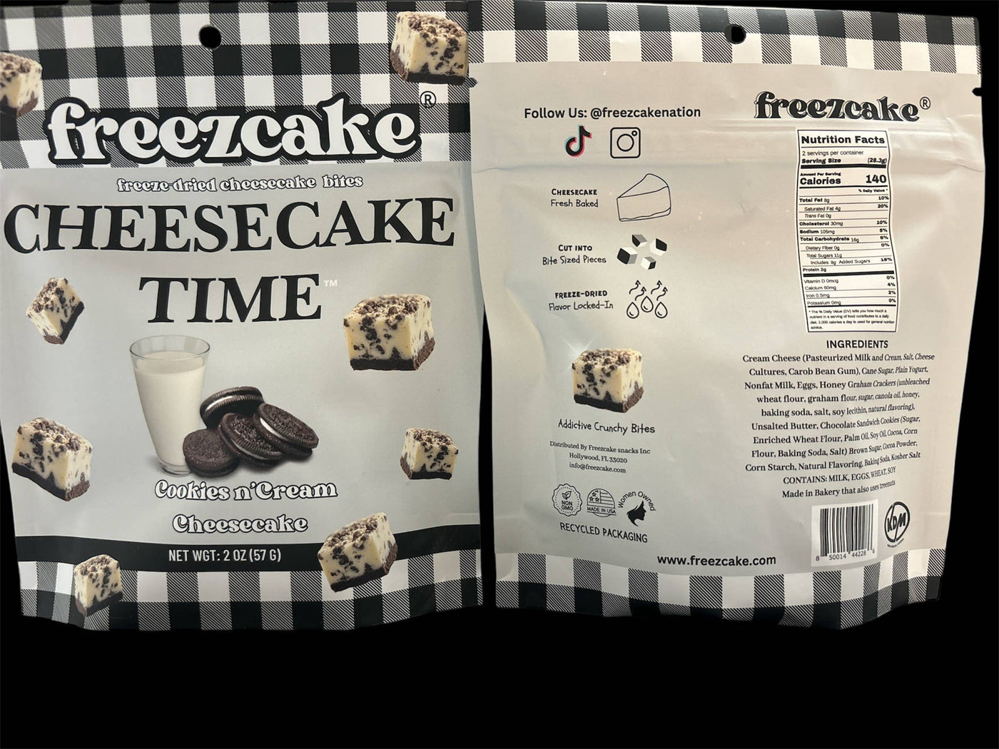 Freezcake Bites: Cookie and Cream
