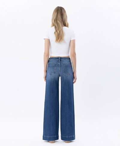 Time to Trend High Rise Wide Leg Jeans