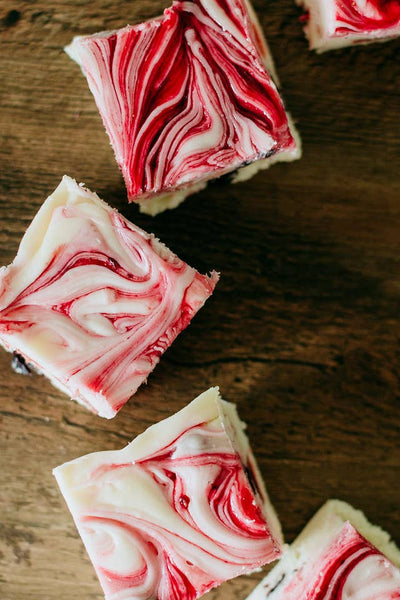 Fudge: Triple Berry Cheesecake