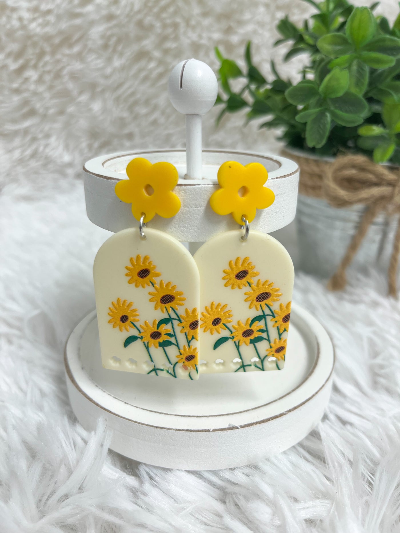 Sunflower Earrings