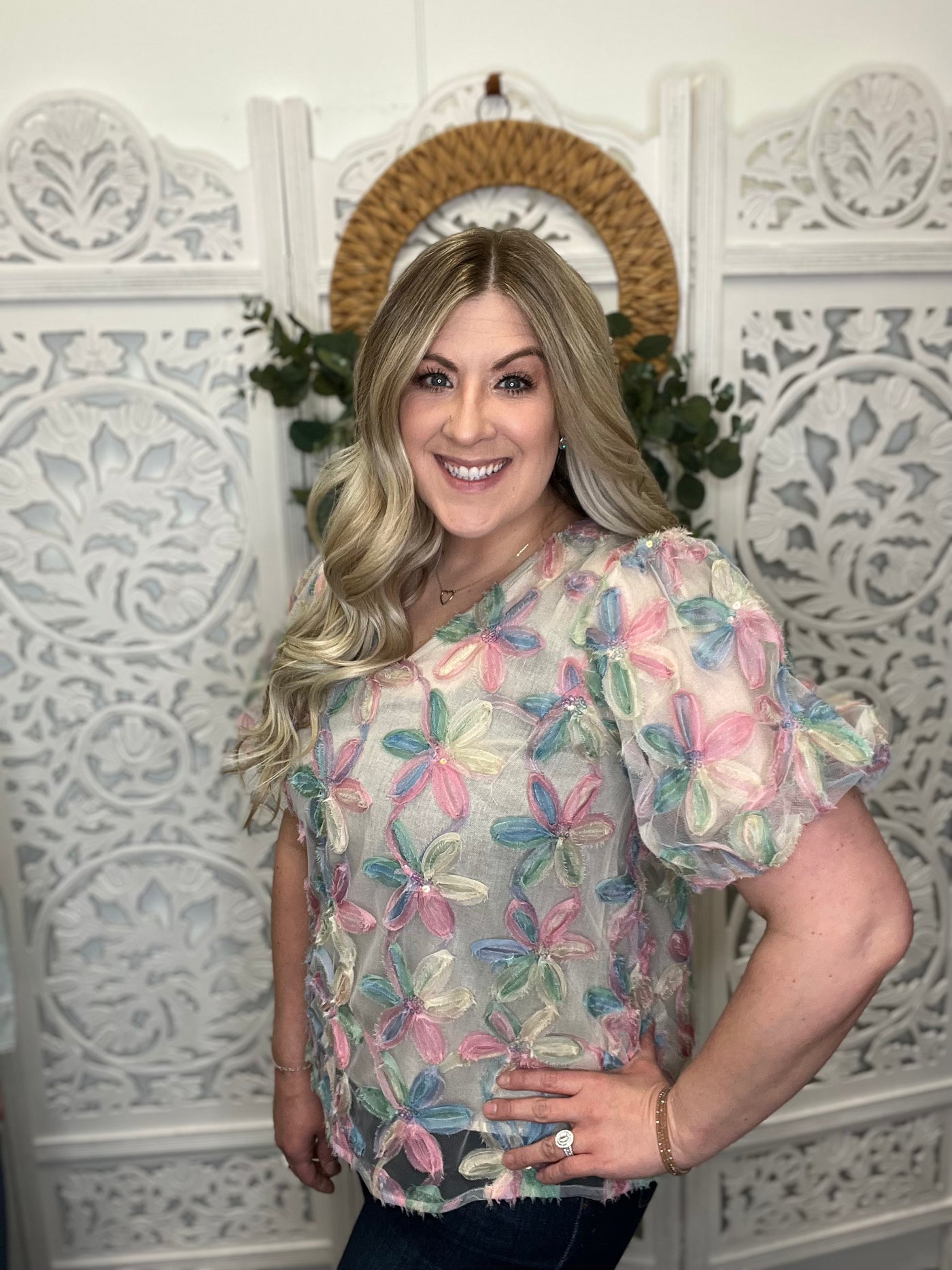 Flower Garden Princess Top