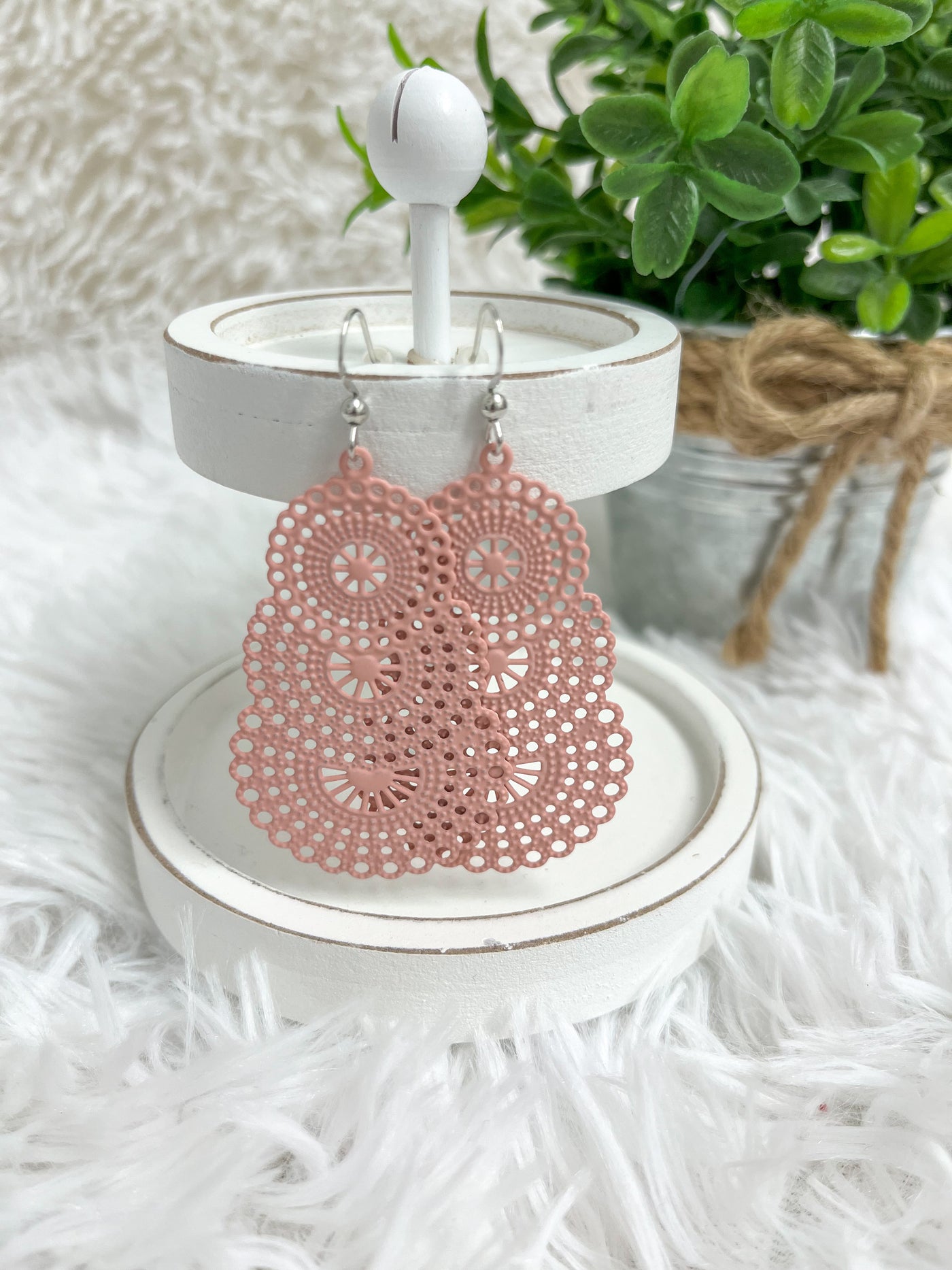 Whimsical Wonders Light Pink Earrings