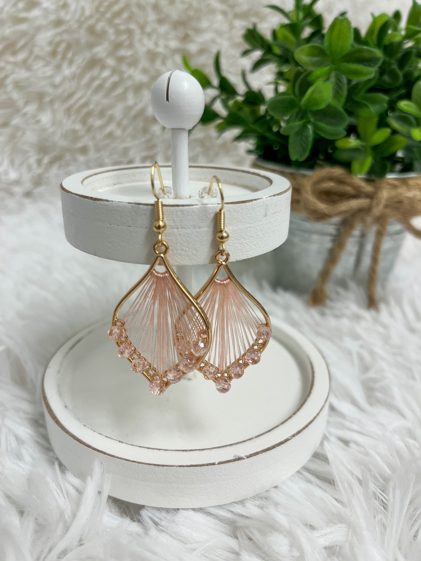 Dainty Soft Pink Earrings