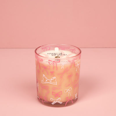 Sweet Grace Pink Bow Candle