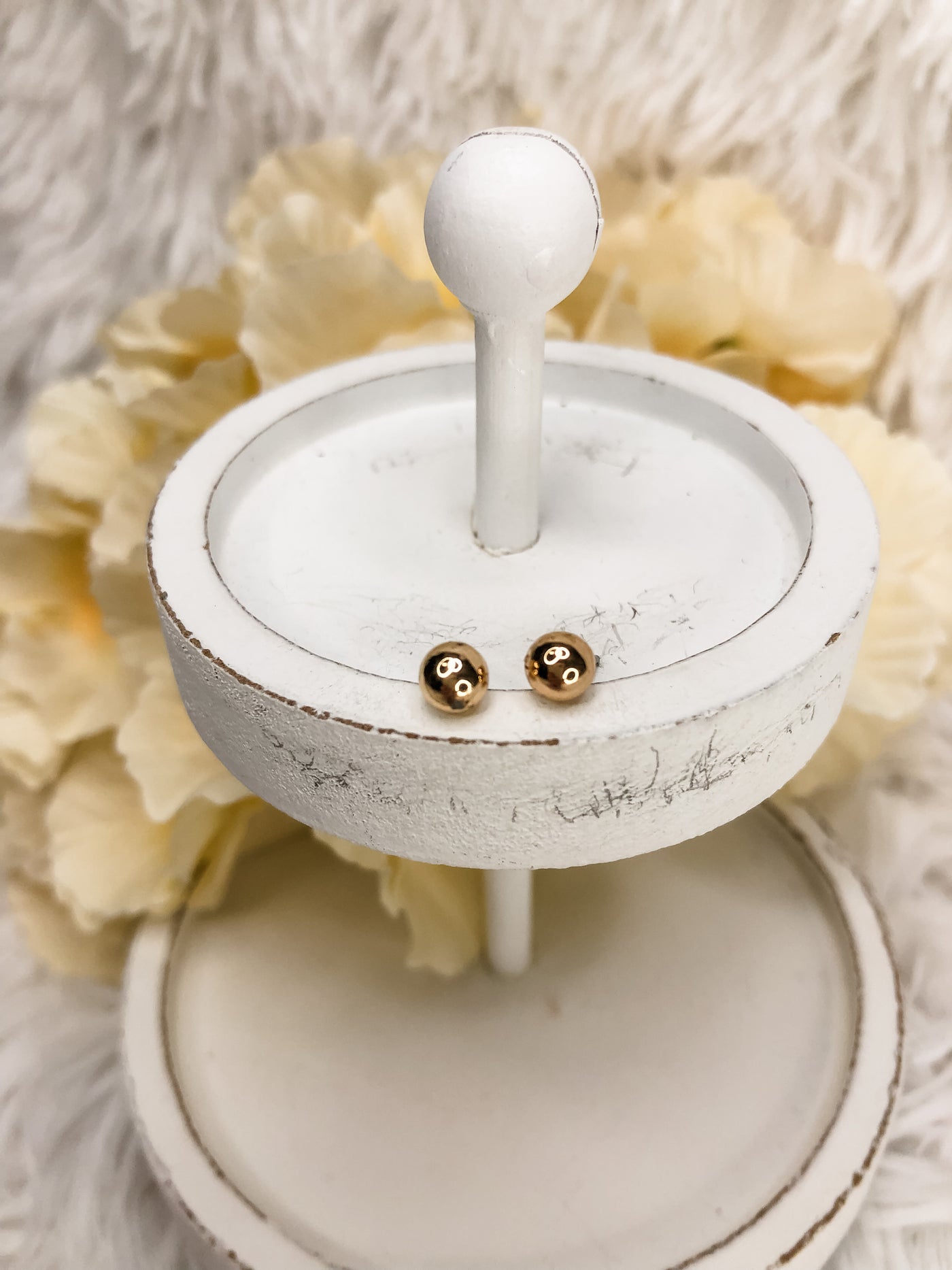 Itty Bitty Gold Stud Earrings