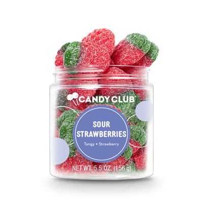 Sour Strawberry Gummies Candy