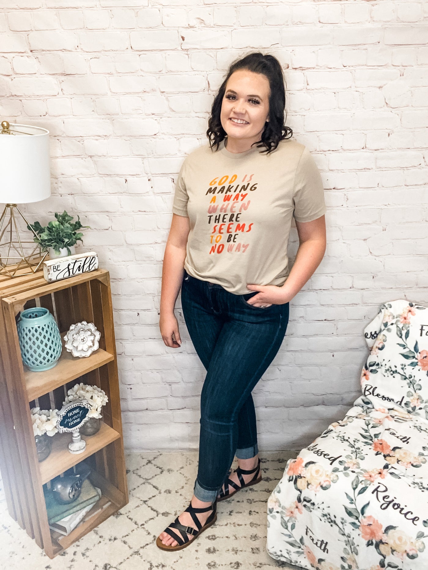 Make A Way Inspirational Graphic Tee