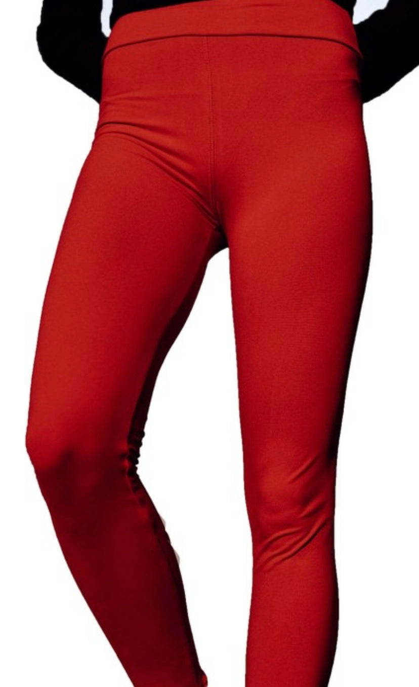 The Best Ever Red Full Length Leggings
