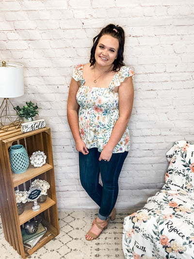 Floral Escape Top